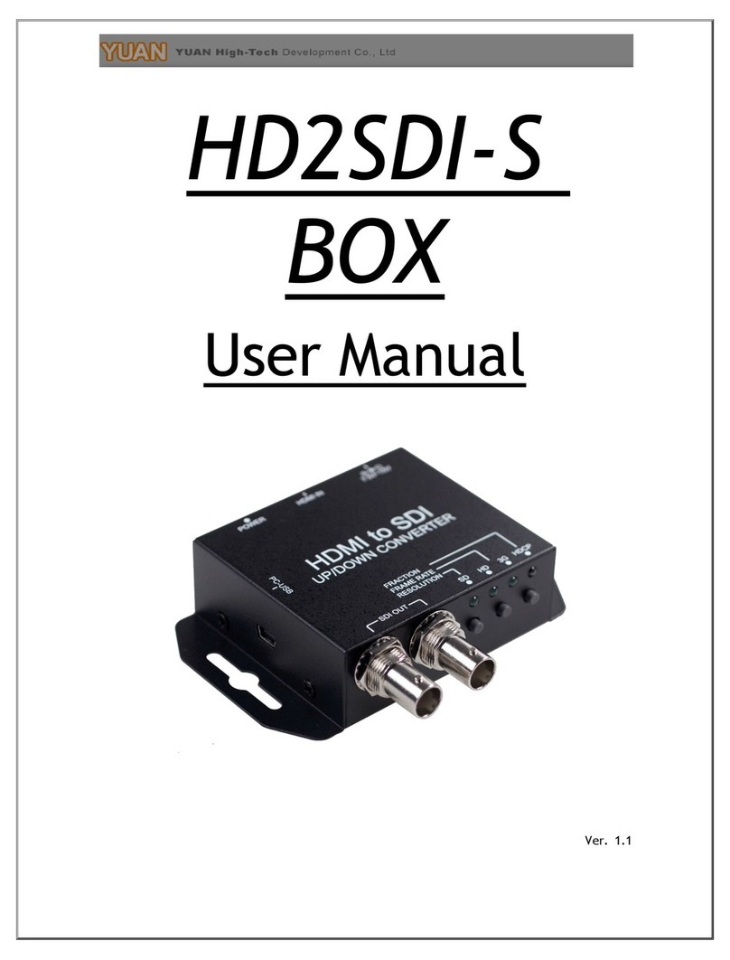 Yuan HD2SDI-S BOX user manual