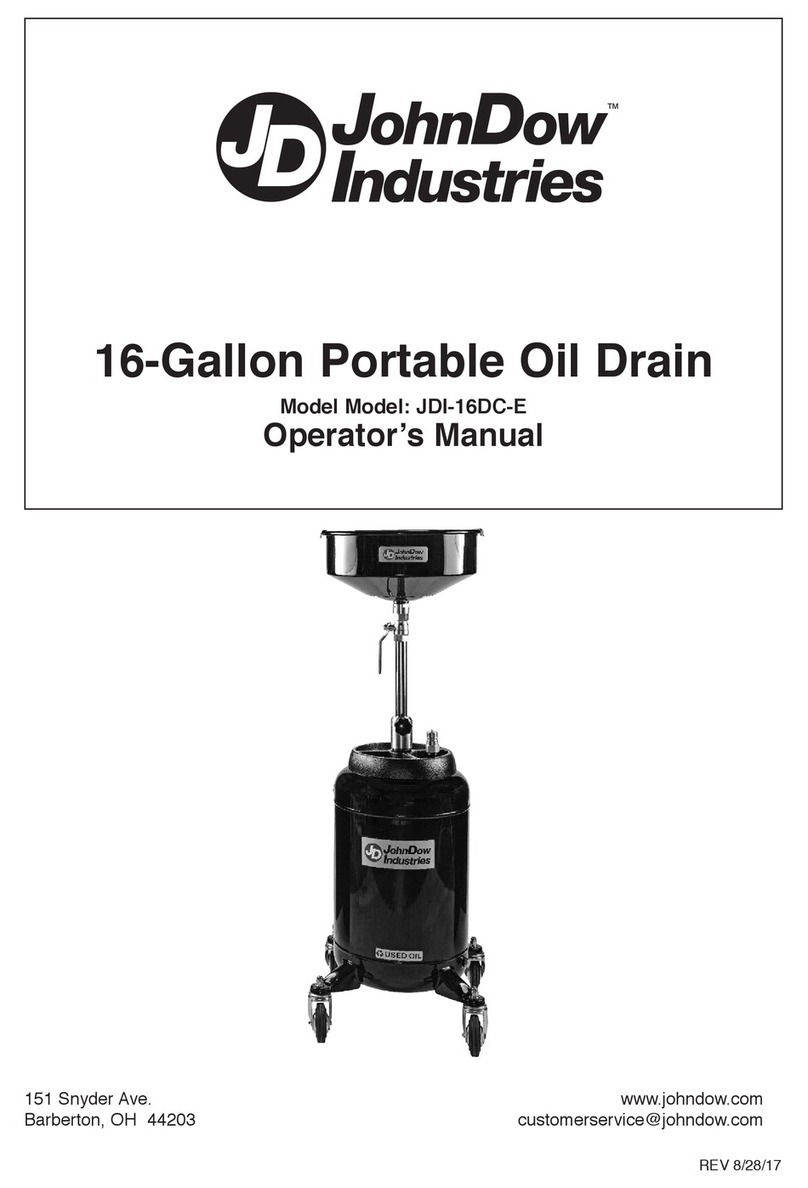 JohnDow Industries JDI-16DC-E Operator's manual