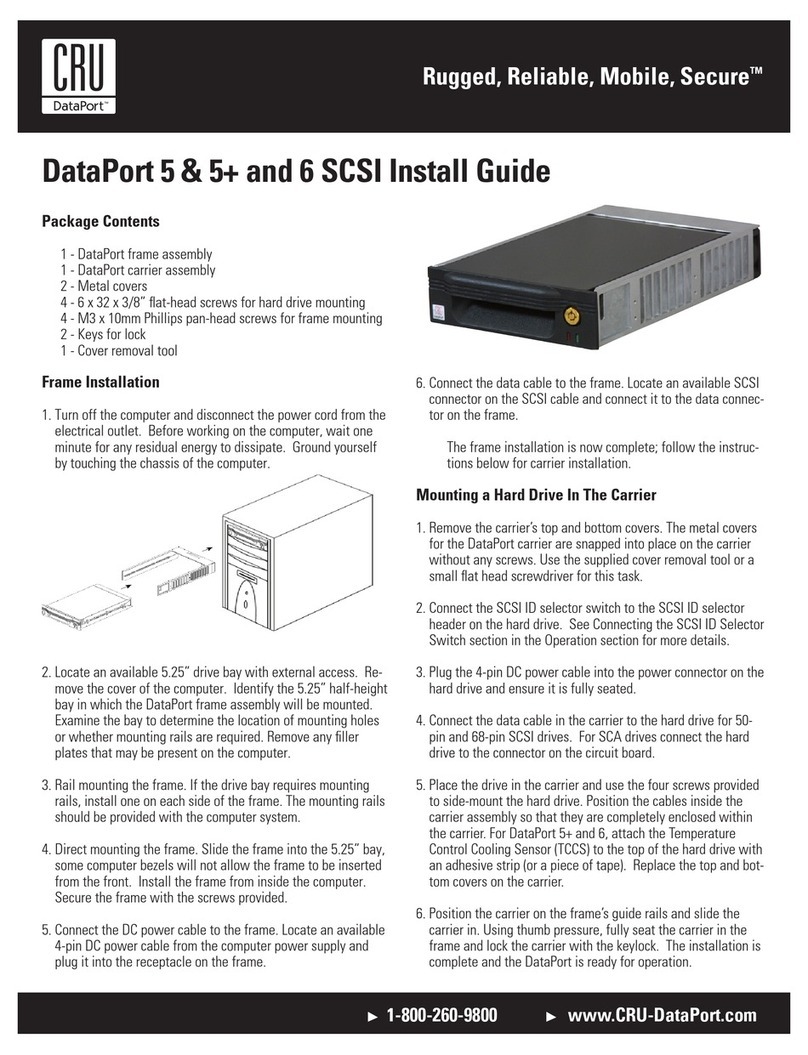 CRU DataPort 5 install guide