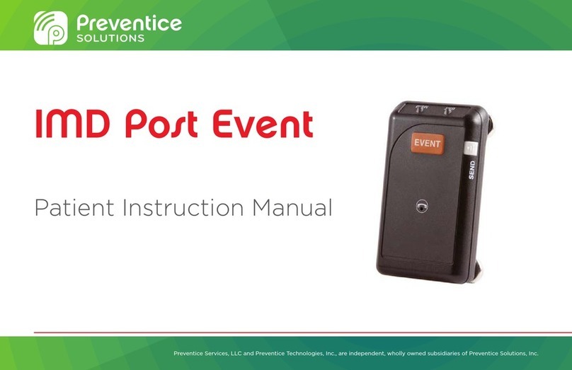 Preventice Solutions IMD Post Event Patient Instruction Manual Preventice Solutions IMD Post Event Patient Instruction Manual