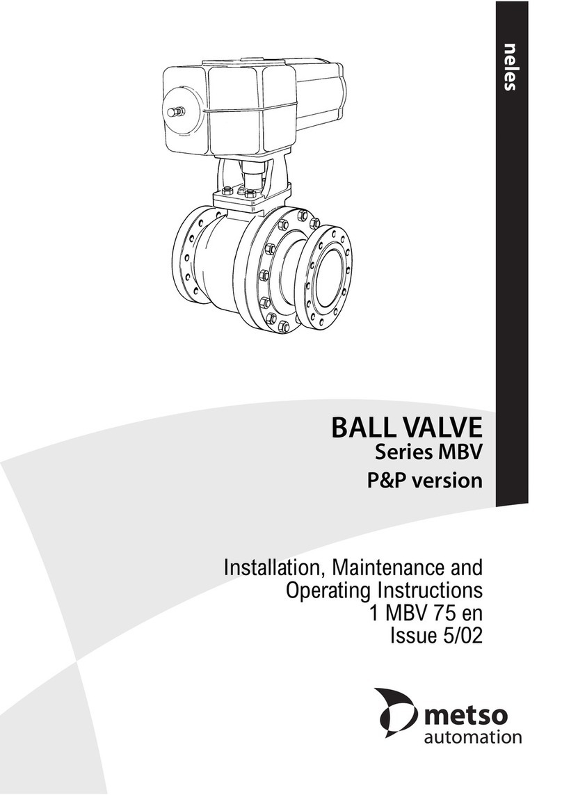 Metso MBV Series Operating and maintenance manual