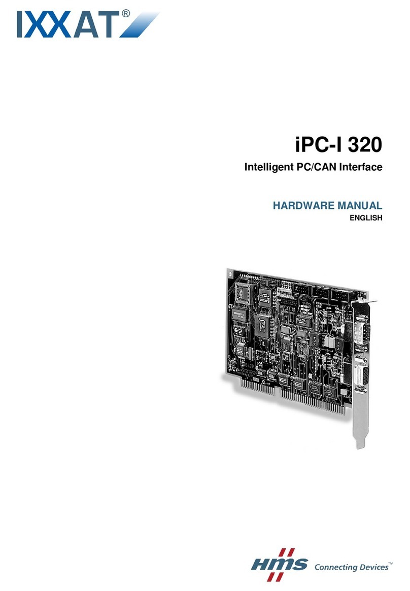 HMS Ixxat iPC-I 320 Hardware manual