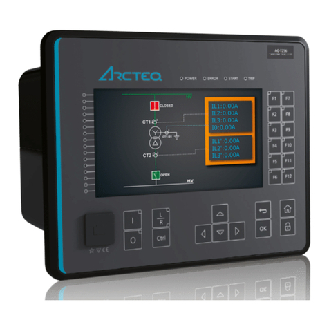Arcteq AQ-T256 instruction manual