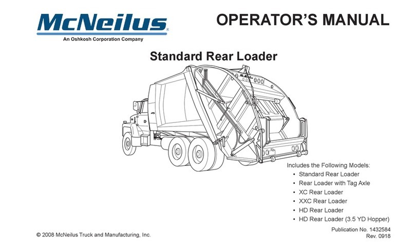 McNeilus Standard Rear Loader Operator's manual