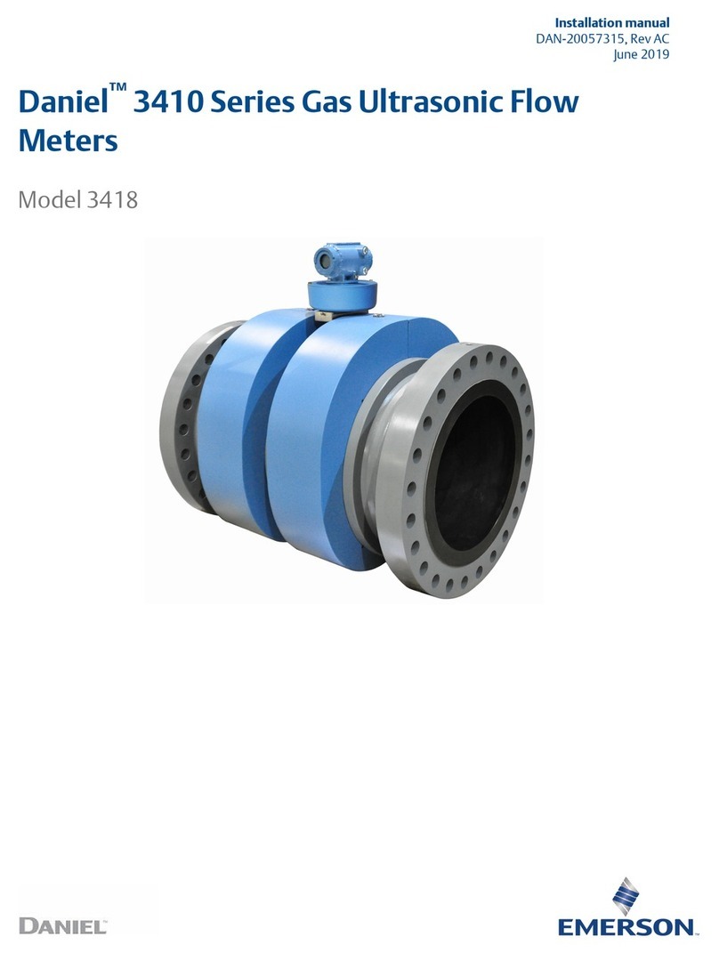 Emerson Daniel 3410 Series User manual