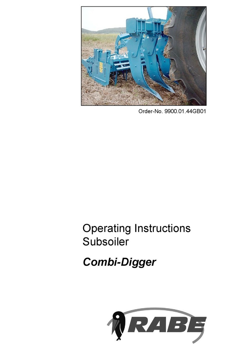 Rabe Combi-Digger Series operating instructions