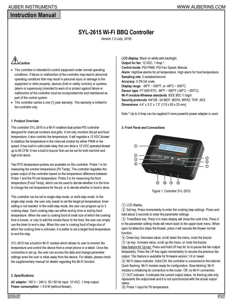 Auber Instruments SYL-2615 instruction manual Auber Instruments SYL-2615 instruction manual