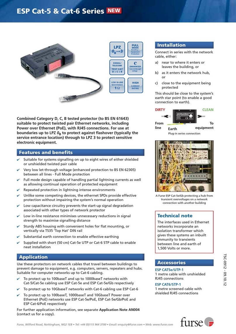 Furse ESP Cat-5 Series Instruction Manual