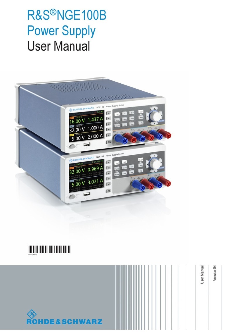 R&S NGE100B Series user manual