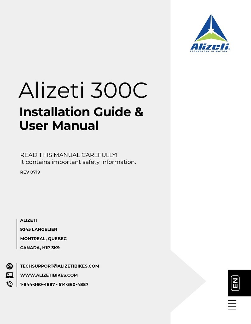 Alizeti 300C Installation guide and user's manual