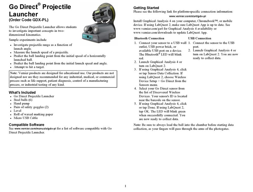 Vernier Go Direct Sound User manual