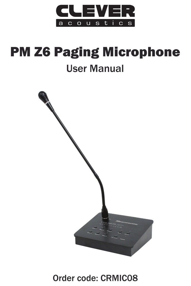 Clever Acoustics PM Z6 user manual