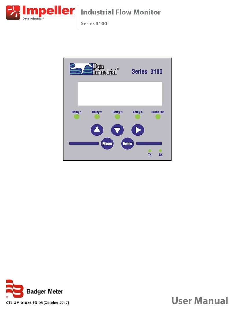 Badger Meter Data Industrial 3100 Series User manual