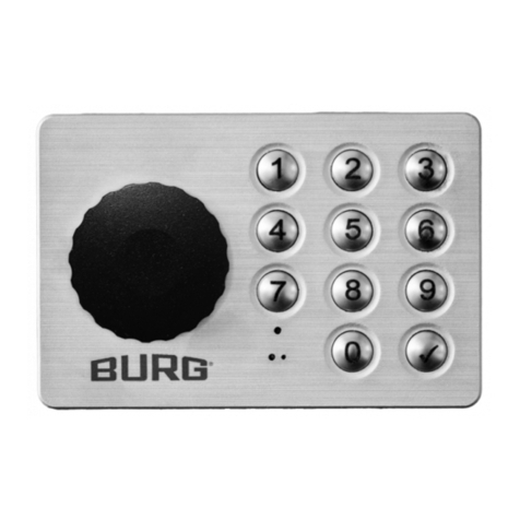 Burg B-Smart-Lock Combipad RTC operating manual