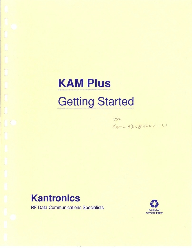 Kantronics KAM Plus Getting started Kantronics KAM Plus Getting started