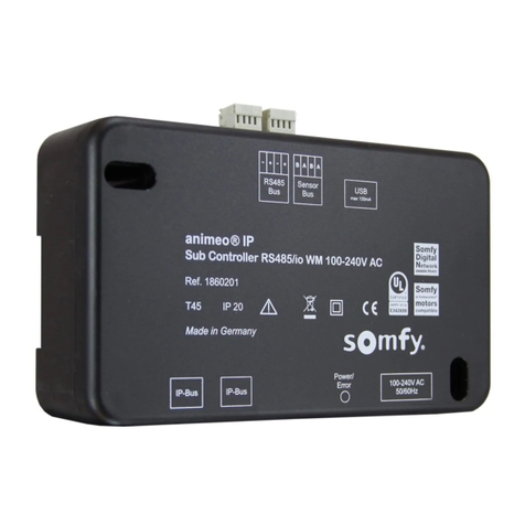 SOMFY animeo IP 1860201 User manual SOMFY animeo IP 1860201 User manual