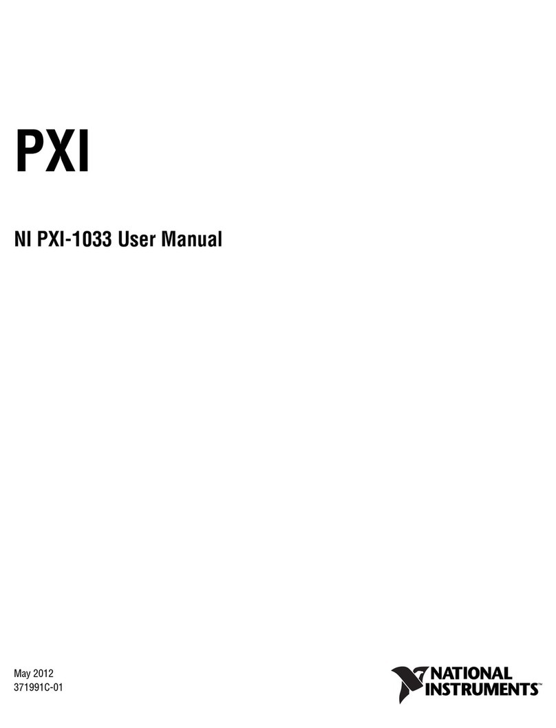 NI PXI-1033 user manual