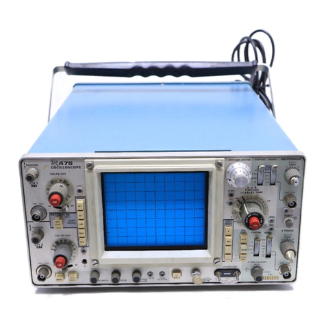 Tektronix 475 User manual