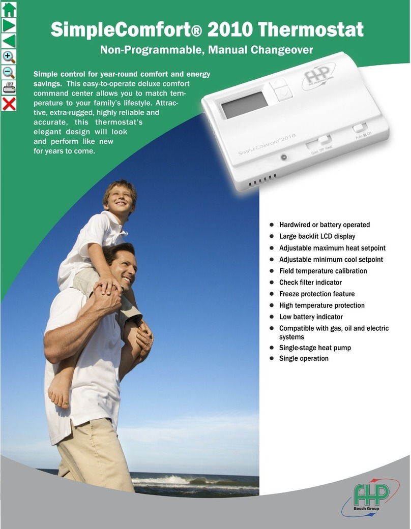 ICM Controls SimpleComfort 2010 General instructions