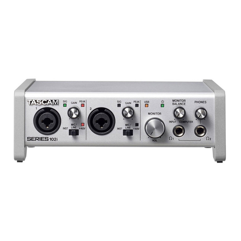 Tascam 208i Series Reference manual