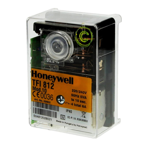 Honeywell Satronic TFI 812 Series User manual