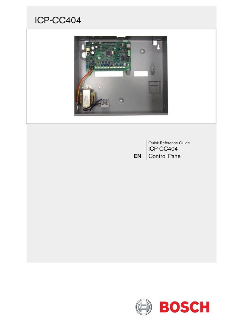 Bosch ICP-CC404 Quick reference guide