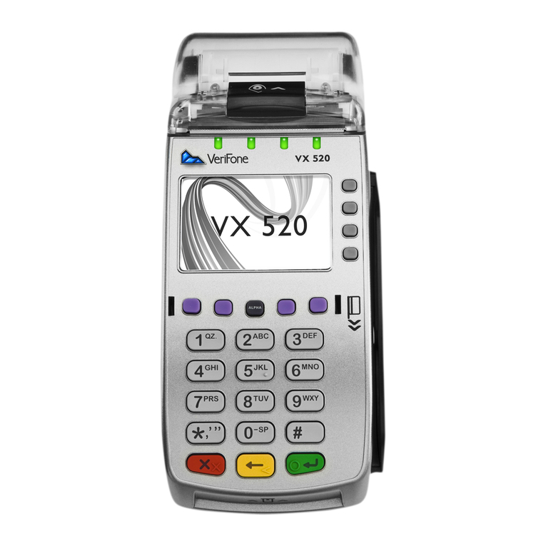 VeriFone VX 520 Series User manual VeriFone VX 520 Series User manual