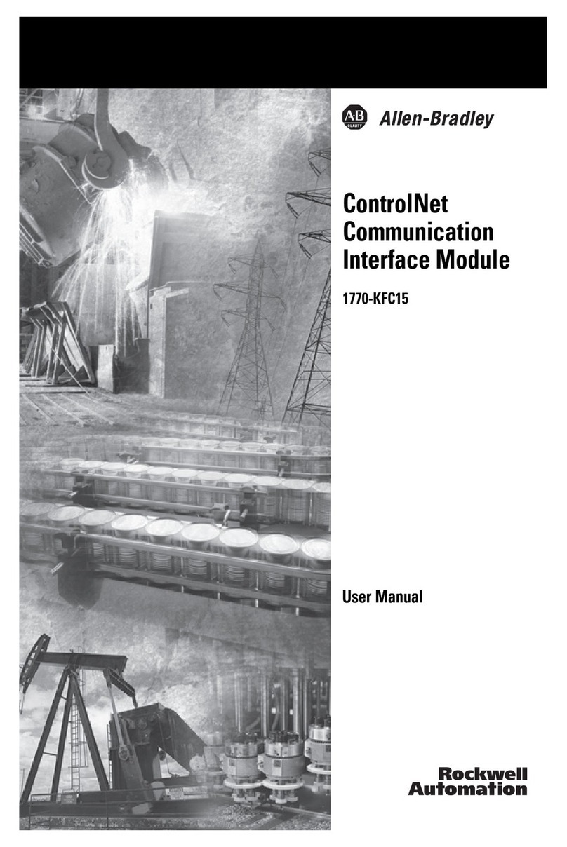 Rockwell Automation Allen-Bradley 1770-KFC15 user manual