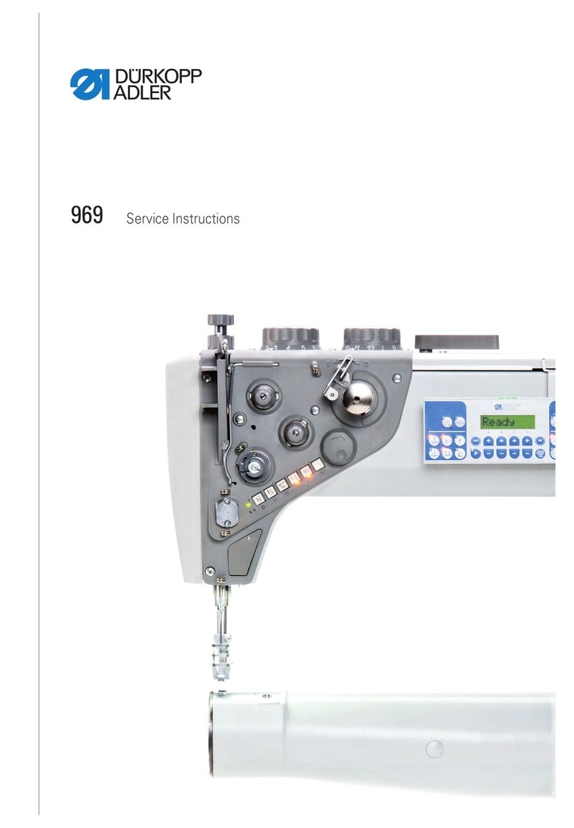 DURKOPP ADLER 969 Classic Service instructions