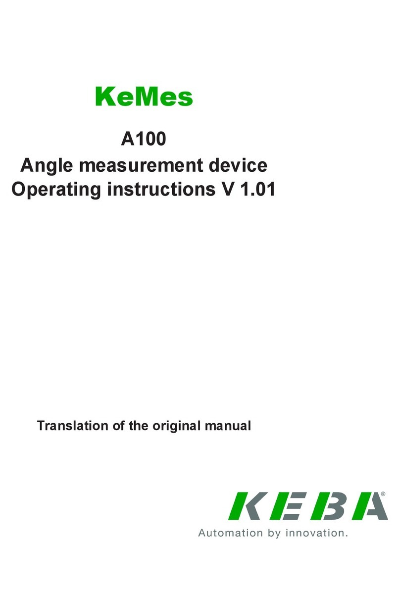 Keba KeMes A100 operating instructions