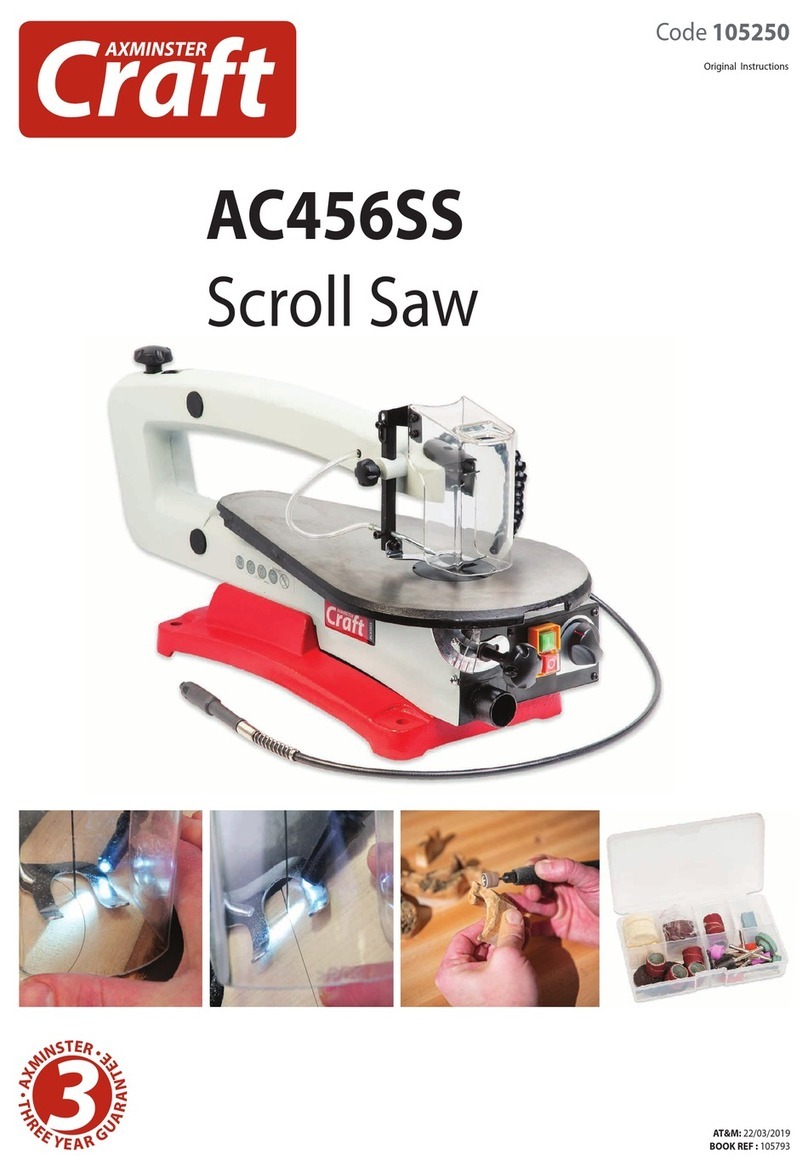 Axminster Craft AC456SS instruction manual
