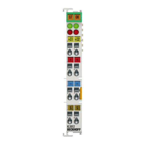 Beckhoff KL304 Series Operator's manual