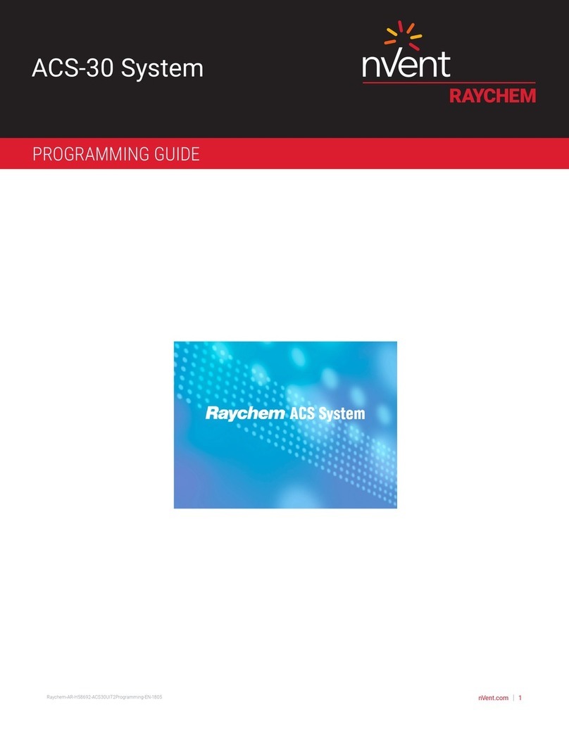 nvent RAYCHEM ACS-30 Programming guide nvent RAYCHEM ACS-30 Programming guide