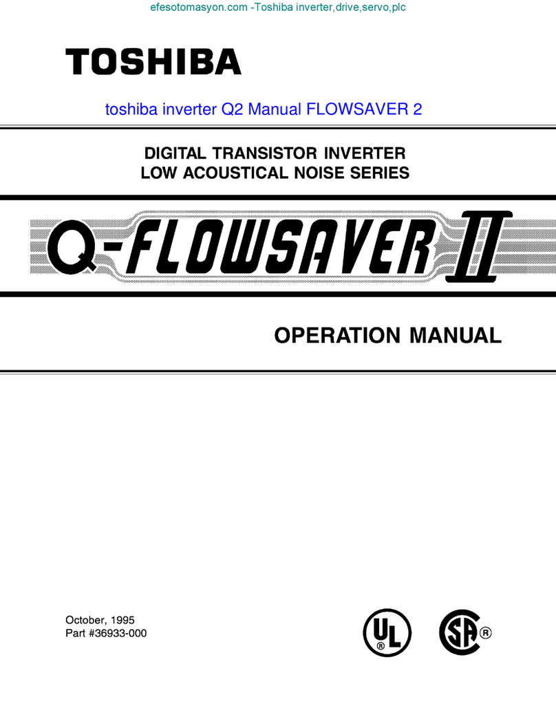 Toshiba Low Acoustical Noise Series User manual