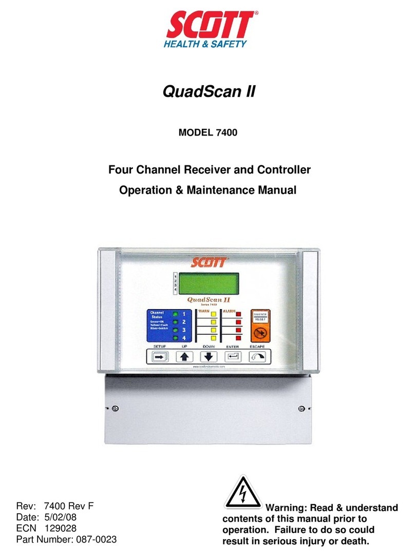 Scott QuadScan II 7400 Operation & maintenance manual