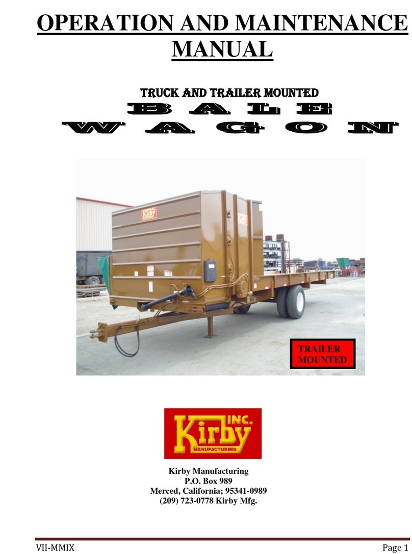 Kirby Bale Wagon Operation and maintenance Kirby Bale Wagon Operation and maintenance