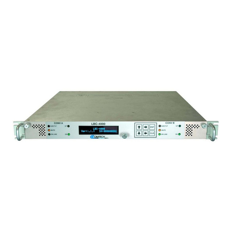 Comtech EF Data MN/LBC4000.IOM User manual
