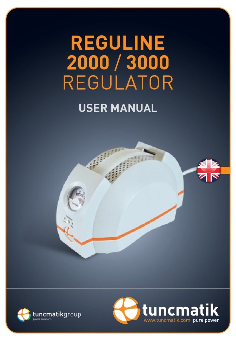 Tuncmatik REGULINE 3000 user manual