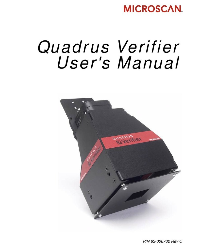 Microscan Quadrus Verifier user manual