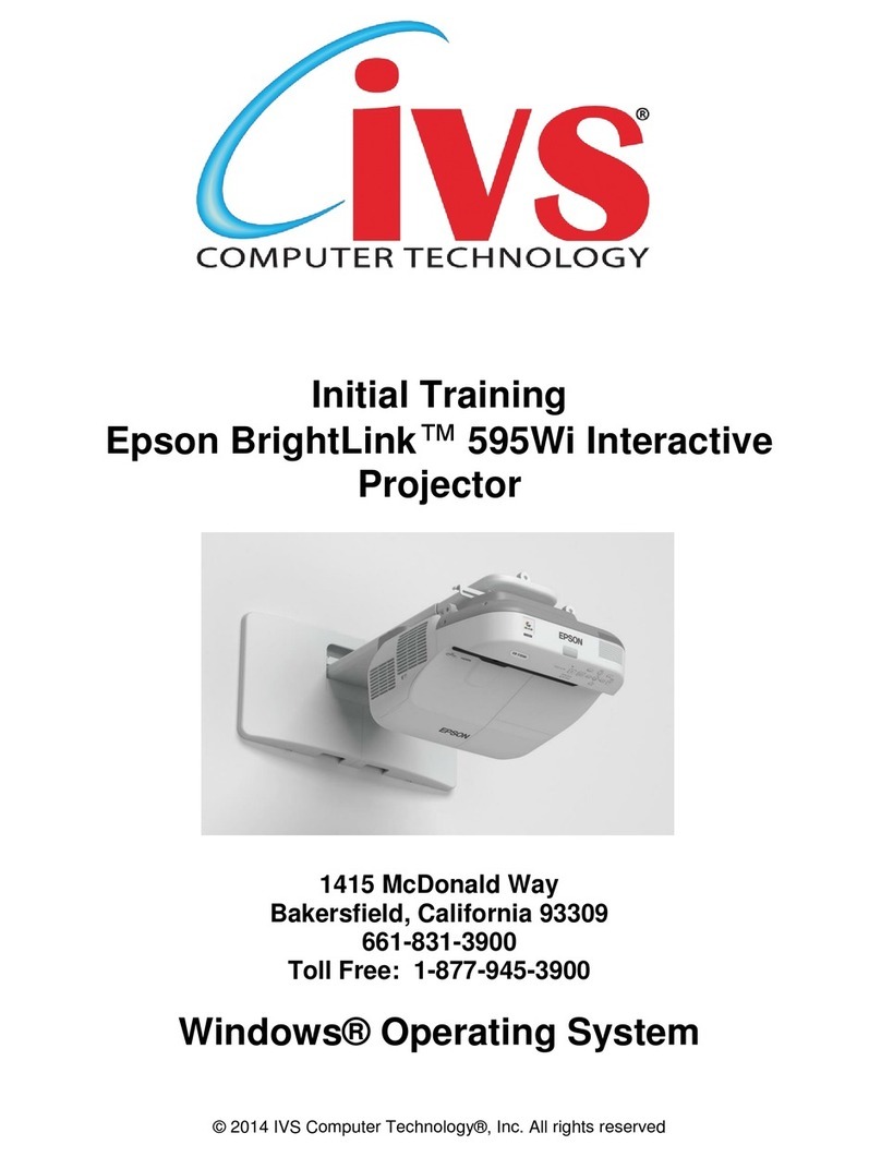 Epson BrightLink 595Wi Installation guide