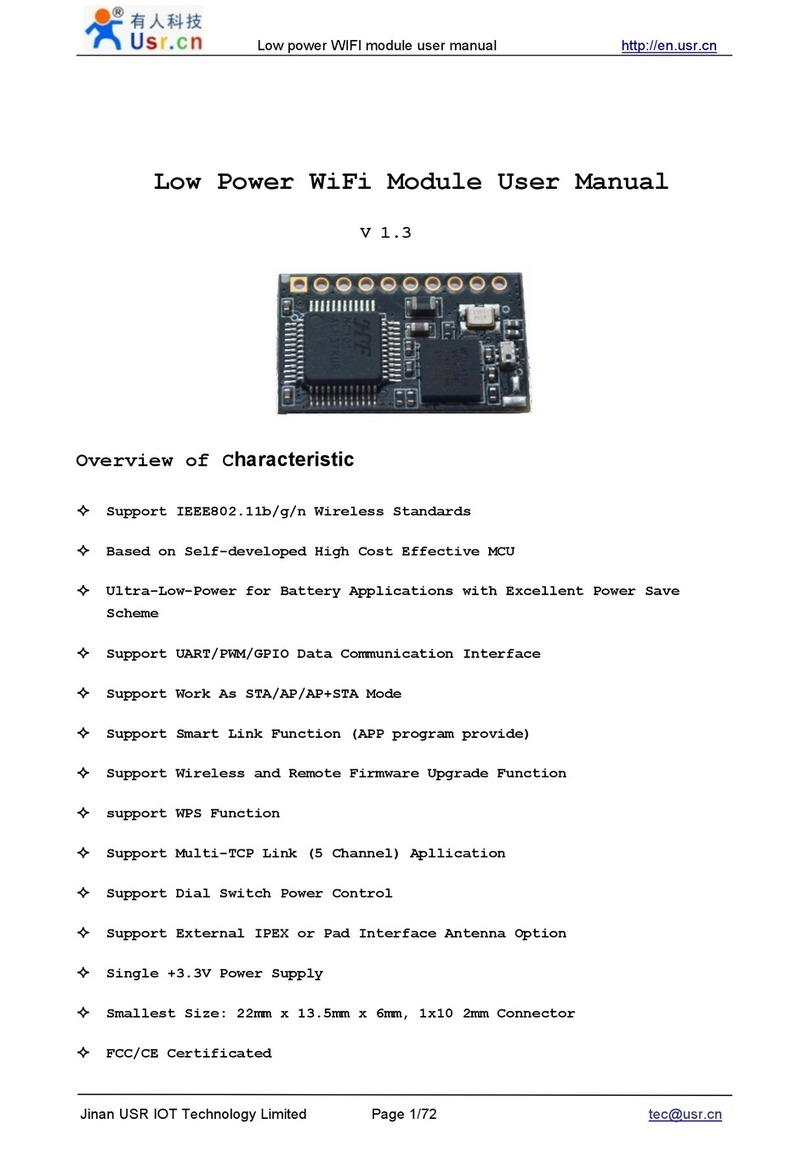 USR IOT USR-WIFI232-T user manual