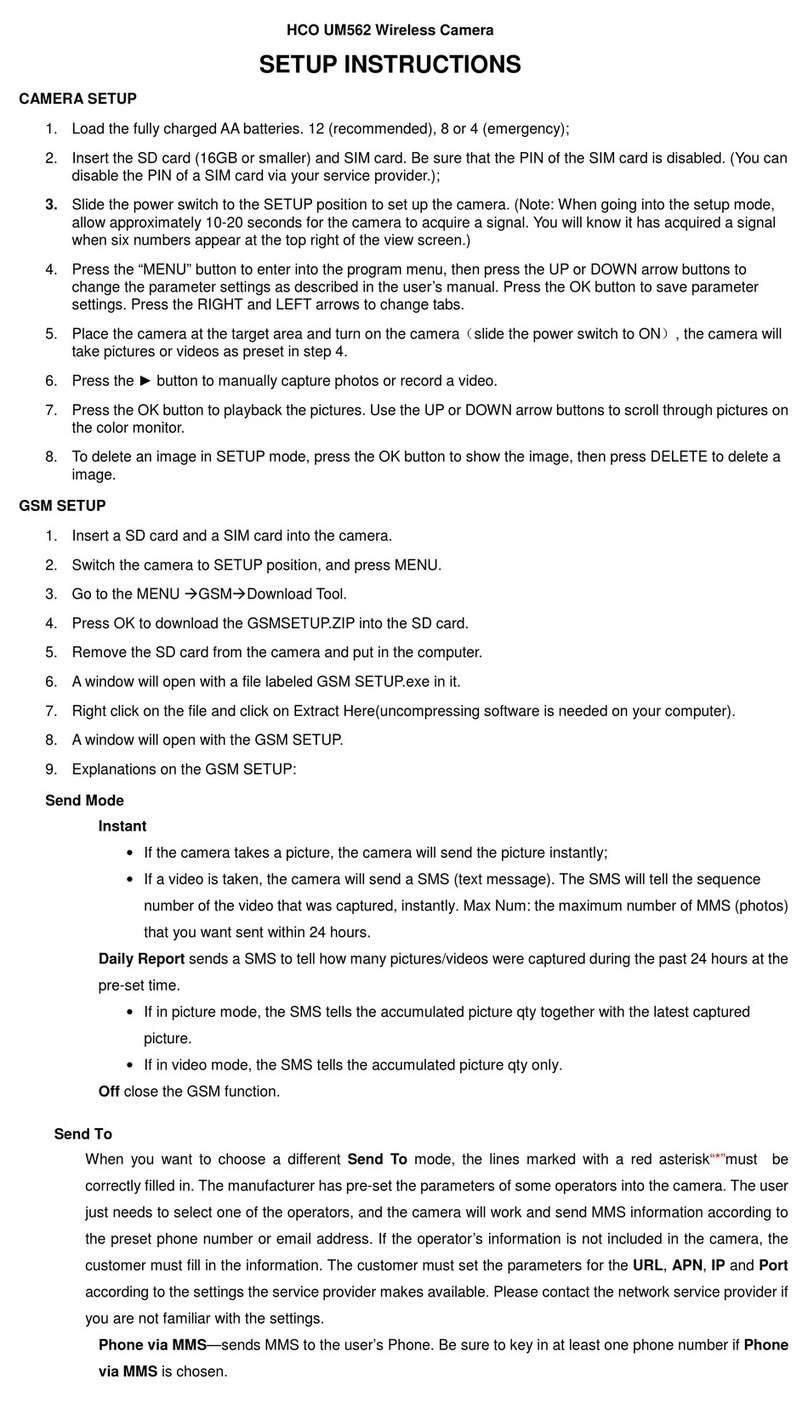 HCO UM562 Manual