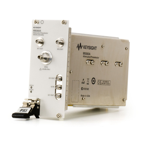 Keysight M9360A User manual