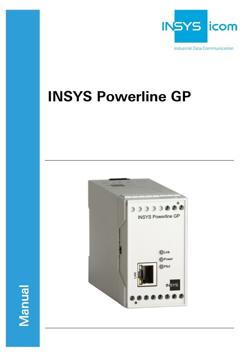 insys icom Powerline GP manual