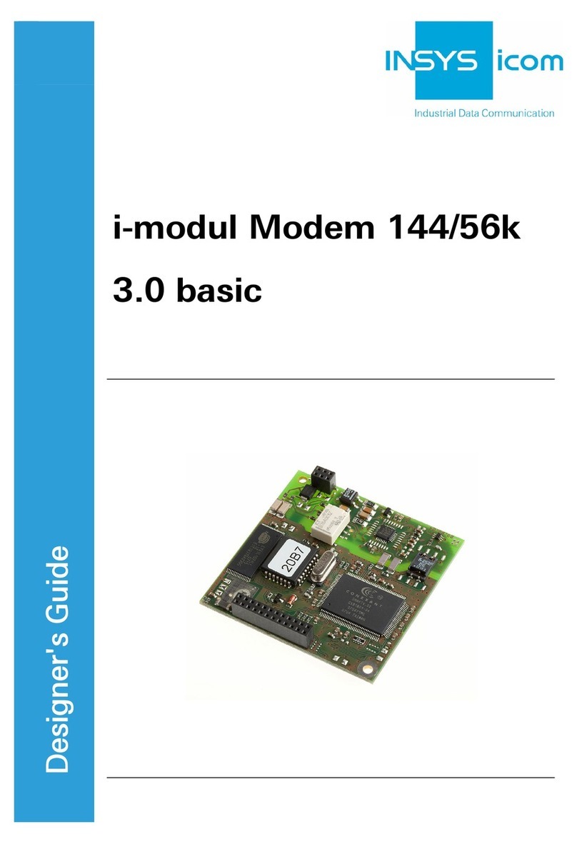 insys icom i-modul 144/56k Designer's guide