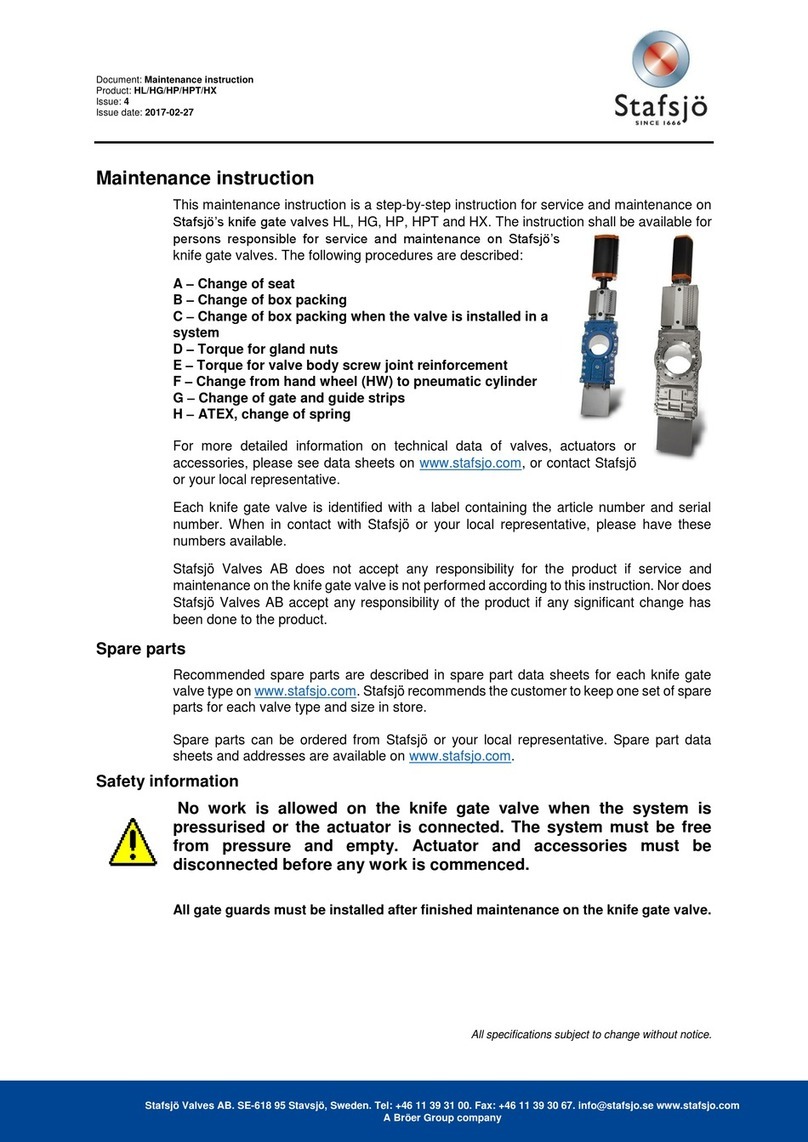 Stafsjö HL Maintenance Instruction