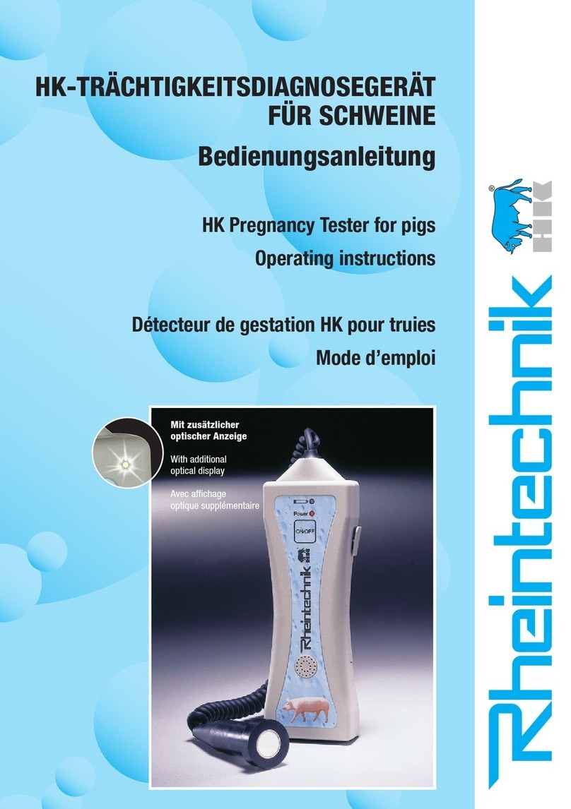 Rheintechnik HK operating instructions Rheintechnik HK operating instructions