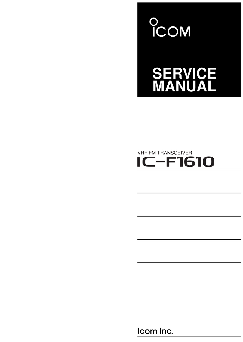 Icom IC-F1610 Service manual