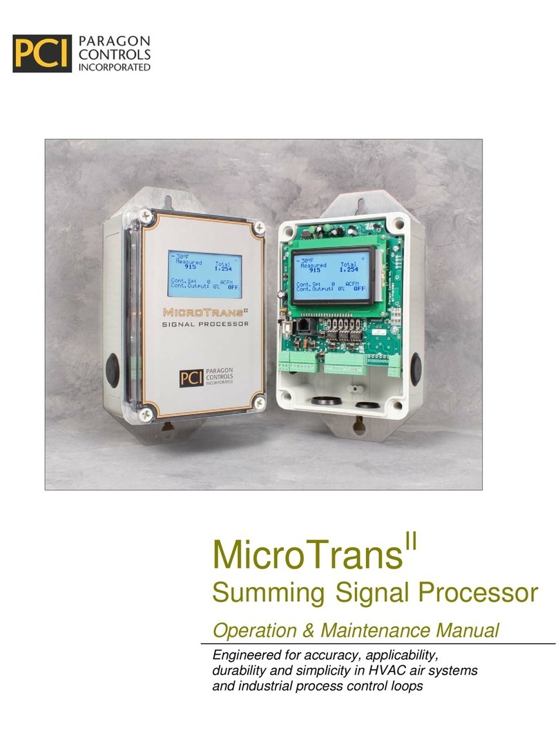 PCI MicroTrans II Operation & maintenance manual