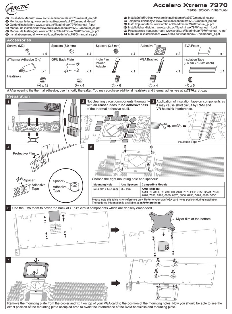 Arctic Accelero Xtreme 7970 installation manual